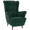 Image de Vidaxl fauteuil vert foncé velours