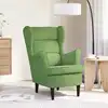 Image de Fauteuil Vert Clair Velours Vidaxl