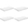 Image de Étagère Murale Flottante 4 Pcs Blanc Brillant 40x23x3,8 Cm Mdf Vidaxl