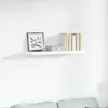 Image de Étagère Murale Flottante Blanc Brillant 90x23,5x3,8 Cm Mdf Vidaxl