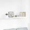 Image de Étagère Murale Flottante Blanc Brillant 120x23,5x3,8 Cm Mdf Vidaxl