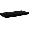 Image de Étagère Murale Flottante Noir Brillant 50x23,5x3,8 Cm Mdf Vidaxl