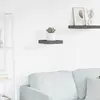 Image de Étagère Murale Flottante Gris Brillant 23x23,5x3,8 Cm Mdf Vidaxl