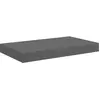 Image de Étagère Murale Flottante Gris Brillant 40x23x3,8 Cm Mdf Vidaxl