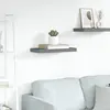 Image de Étagère Murale Flottante Gris Brillant 50x23,5x3,8 Cm Mdf Vidaxl