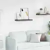 Image de Étagère Murale Flottante Gris Brillant 60x23,5x3,8 Cm Mdf Vidaxl