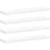 Image de Étagères Murales Flottantes 4 Pcs Blanc 90x23,5x3,8 Cm Mdf Vidaxl