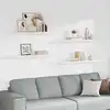 Image de Étagères Murales Flottantes 4 Pcs Blanc 120x23,5x3,8 Cm Mdf Vidaxl