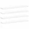 Image de Vidaxl étagères murales flottantes 4 pcs blanc 120x23,5x3,8 cm mdf 323822