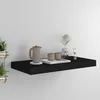 Image de vidaXL Étagère murale flottante noir 50x23x38 cm MDF 323829