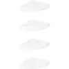 Image de Étagères D'angle Flottantes 4 Pièces Blanc Brillant 25 X 25 X 3,8 Cm Mdf Vidaxl