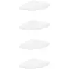 Image de Vidaxl étagères d'angle flottantes 4 pcs blanc 25x25x3,8 cm mdf 323897