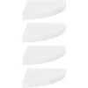 Image de Étagères D'angle Flottantes 4pcs Blanc Brillant 35x35x3,8cm Mdf Vidaxl