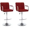 Image de vidaXL Lot de 2 Tabourets de Bar Chaise de Pub Siège de Bistrot Meuble de Salle à Manger Cuisine Salon Maison Intérieur 323629