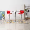 Image de Tabourets De Bar 2 Pcs Rouge Similicuir Vidaxl