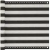 Image de Écran De Balcon Pehd 90x500 Cm Anthracite Et Blanc Vidaxl