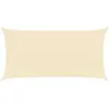 Image de Voile D'ombrage 160 G/m² Crème 3x6 M Pehd Vidaxl