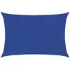 Image de Voile D'ombrage 160 G/m² Rectangulaire Bleu 3x4 M Pehd Vidaxl