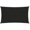 Image de vidaXL Voile dombrage 160 g/m² Noir 25x5 m PEHD