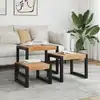 Image de Tables Gigognes 3 Pcs Bois Solide Vidaxl