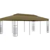 Image de Belvédère 6x3x2,7 M Taupe 180 G/m² Vidaxl