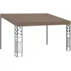 Image de Belvédère Mural 4x3x2,5 M Taupe Vidaxl