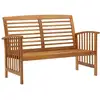 Image de Banc De Jardin 119 Cm Bois D'acacia Solide Vidaxl