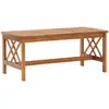 Image de Table Basse 102x50x43 Cm Bois D'acacia Solide Vidaxl