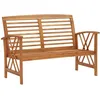 Image de Banc De Jardin 119 Cm Bois D'acacia Solide Vidaxl