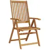 Image de Chaises Pliables De Jardin Lot De 3 Bois D'acacia Solide Vidaxl