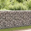 Image de vidaXL Mur en Gabion avec Couvercles Paniers de Gabion Mur de Soutènement Jardin Patio Terrasse Extérieur Acier Galvanisé 147815