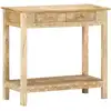 Image de Table Console 80x35x74 Cm Bois De Manguier Massif Vidaxl