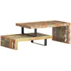 Image de Ensemble De Table Basse 2 Pcs Bois De Récupération Massif Vidaxl