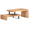 Image de Ensemble De 2 Tables Basses Bois D'acacia Massif Vidaxl