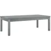 Image de Table Basse 100x50x33 Cm Gris Bois D'acacia Solide Vidaxl
