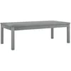 Image de vidaXL Table basse 100x50x33 cm Gris Bois dacacia solide