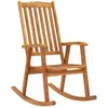 Image de Chaise À Bascule Bois D'acacia Massif Vidaxl