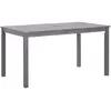 Image de Table De Jardin Délavage Gris 140x80x74 Cm Bois D'acacia Massif Vidaxl