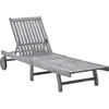 Image de Chaise Longue Bois D'acacia Solide Vidaxl