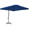 Image de Parasol De Jardin Avec Mât En Acier Bleu 250x250x230 Cm Vidaxl