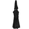 Image de Tissu De Remplacement Pour Parasol D'extérieur Noir 610 Cm Vidaxl