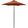 Image de Parasol De Jardin Avec Lumières Led Terre Cuite Aluminium Vidaxl