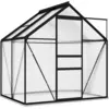 Image de Serre Anthracite Aluminium 2,47 M² Vidaxl