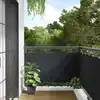 Image de Écran De Balcon Anthracite 75x300 Cm Tissu Oxford Vidaxl