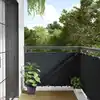 Image de Écran De Balcon Anthracite 90x300 Cm Tissu Oxford Vidaxl