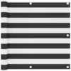 Image de Écran De Balcon Anthracite Et Blanc 90x600 Cm Tissu Oxford Vidaxl