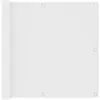 Image de Écran De Balcon Blanc 90x600 Cm Tissu Oxford Vidaxl