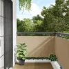 Image de Écran De Balcon Beige 75x500 Cm Tissu Oxford Vidaxl