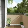 Image de Écran De Balcon Beige 90x300 Cm Tissu Oxford Vidaxl