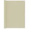 Image de Écran De Balcon Crème 120x500 Cm Tissu Oxford Vidaxl